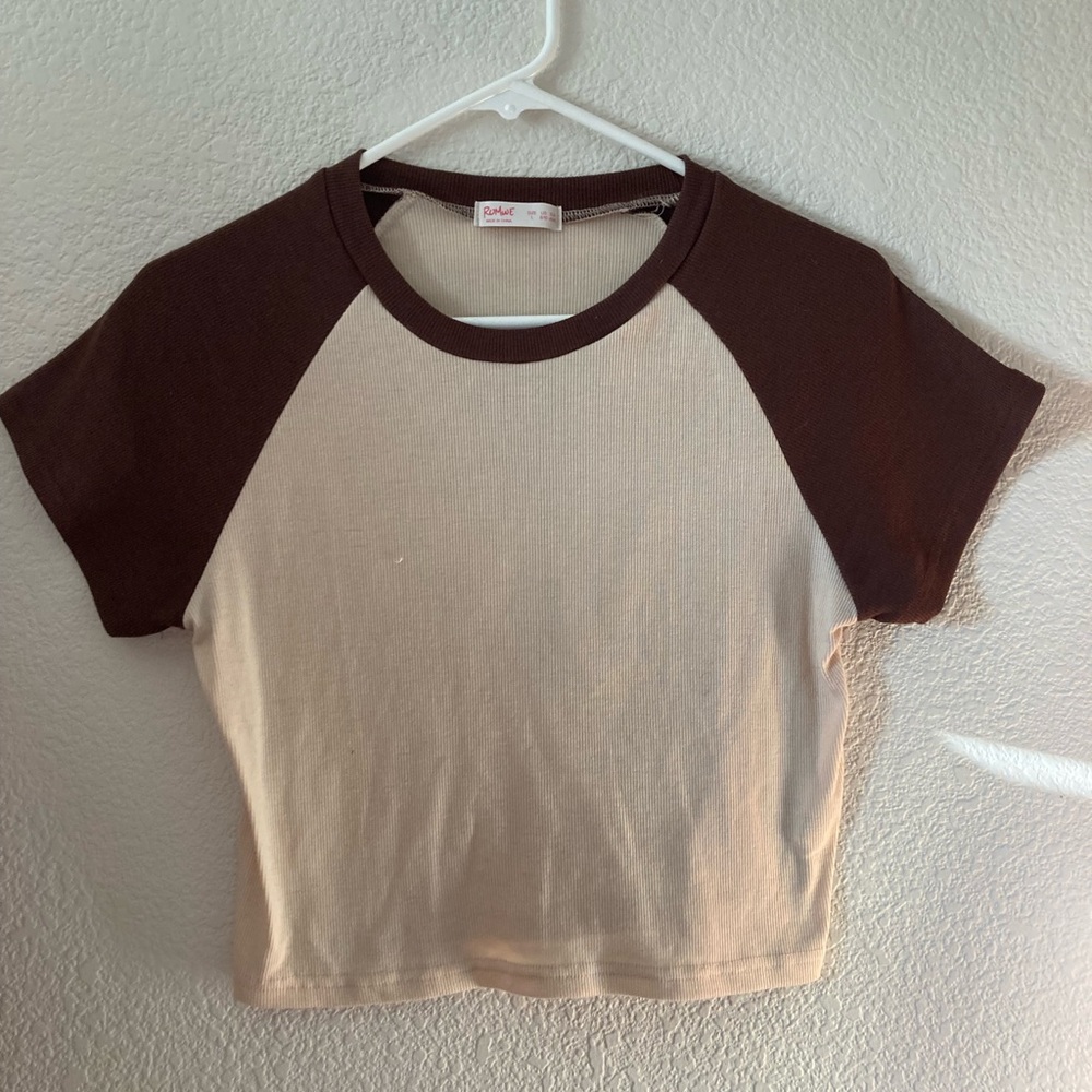 Colorblock Ribbed Tee